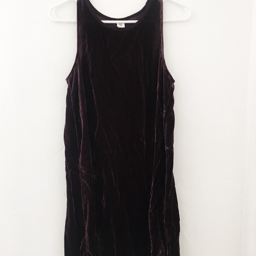Velvet swing dress